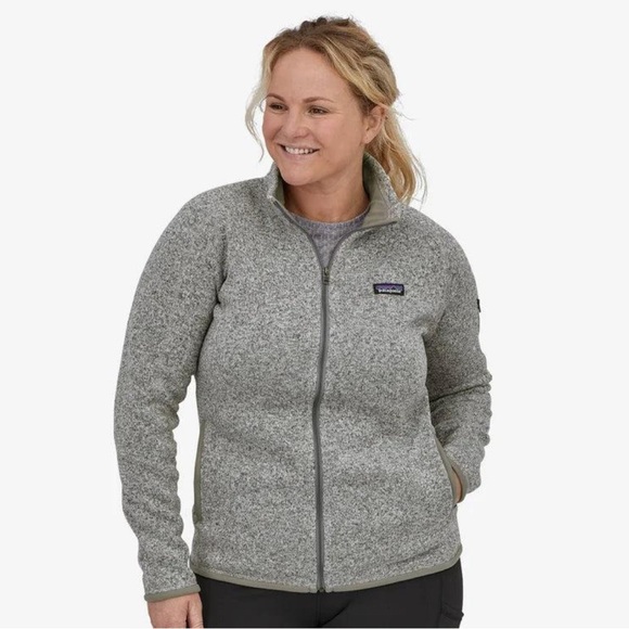 Patagonia Sweaters - Patagonia Better Sweater Women Collared Full Zip Fleece Jacket  Size XXL Grey